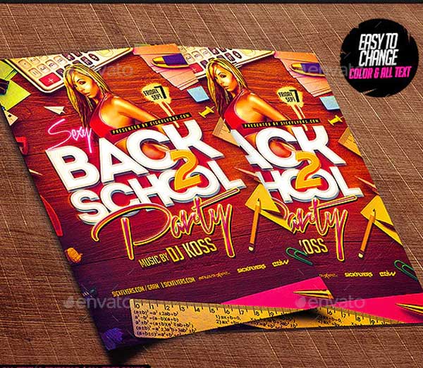 After School Party Flyer Design Templates