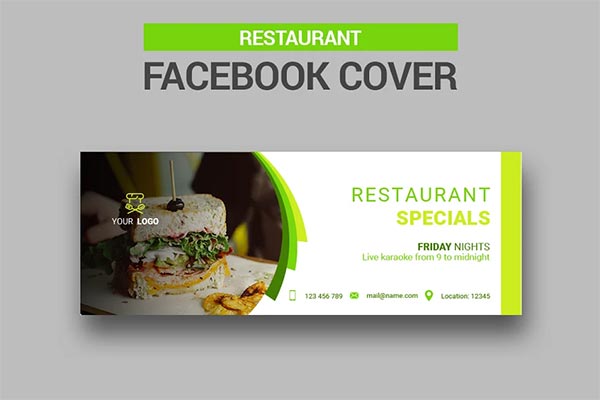 Beautiful Restaurant Facebook Cover