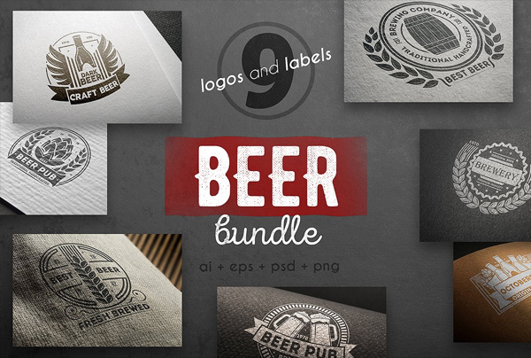 Best Beer Logo Kit Template