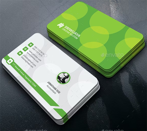 Bubble Business Card Template