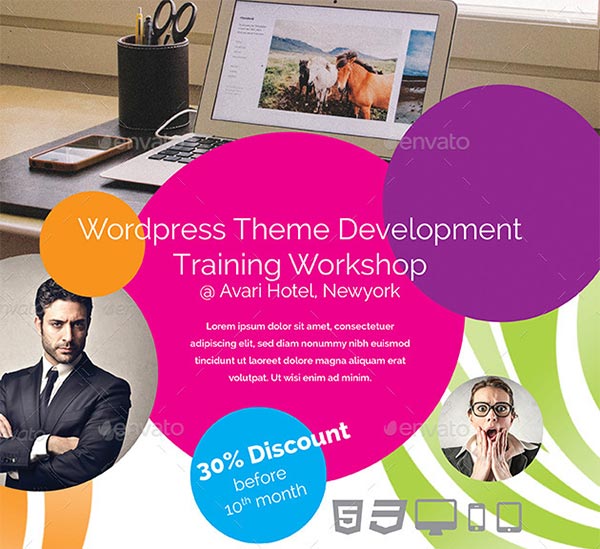 Business Training Design Flyer
