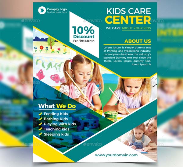 Child Kids Care Service Flyer