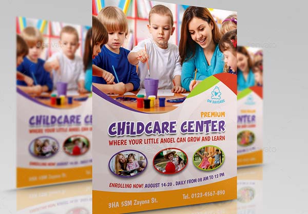 Childcare Daycare Flyer Template