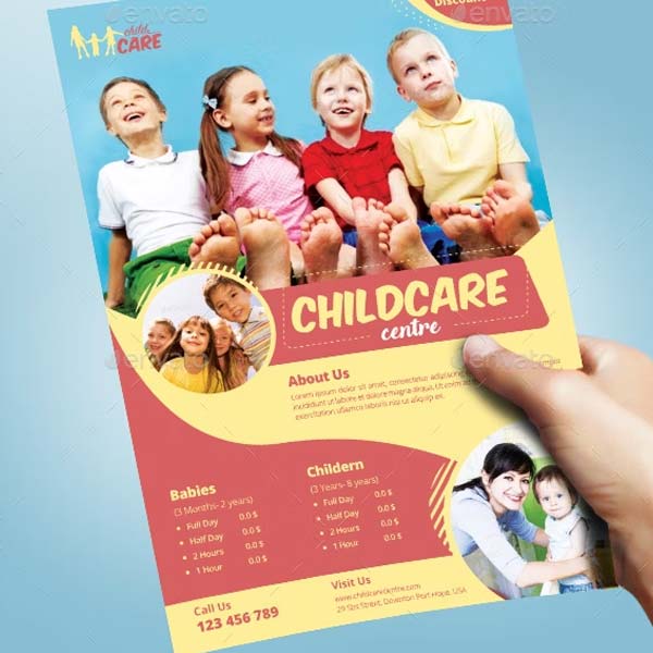 Childcare Flyer Template