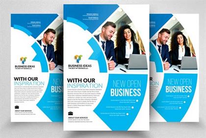 Consulting Solution Flyer Editable Template