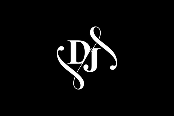 DJMonogram logo Design