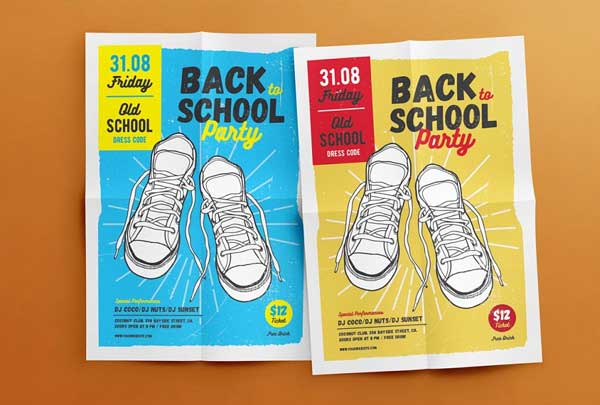 Easy to Edit Back to School Flyer Template