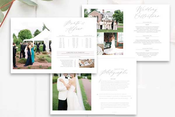 Editable Wedding Photography InDesign Magazine