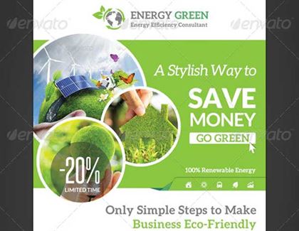 Energy Solution Flyer Templates