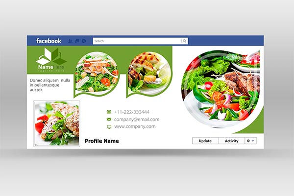 Food & Restaurants Facebook Cover