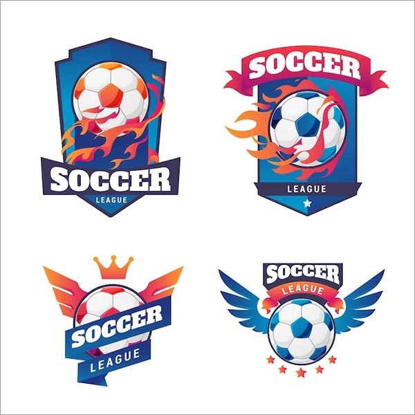 Free PSD Soccer Logo Designs