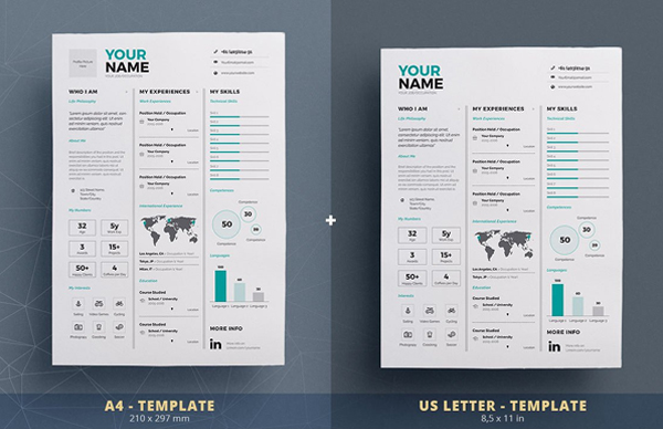 Modern Infographic Resume Template