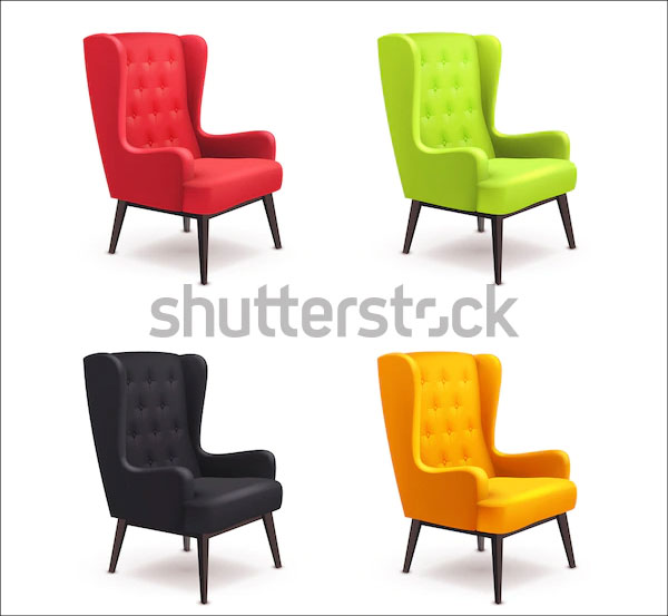 Multicolor 3D Chairs