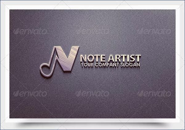 Note Artist Logo Template