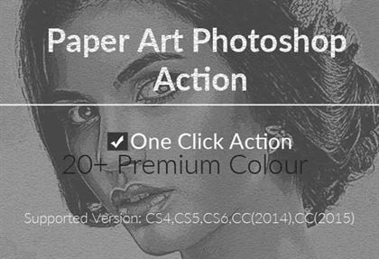 Paper Art Photoshop Action