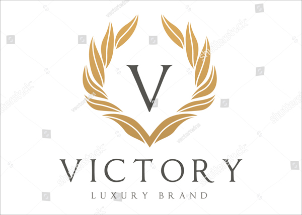 Printable Victory Luxury Brand Logo Template