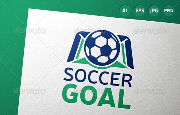 Soccer Goal Logo