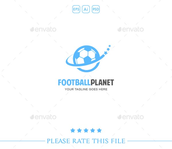 Soccer Logo PSD Template