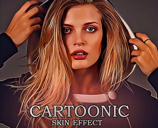 Soft Cartoonic Skin Effect Photoshop Action