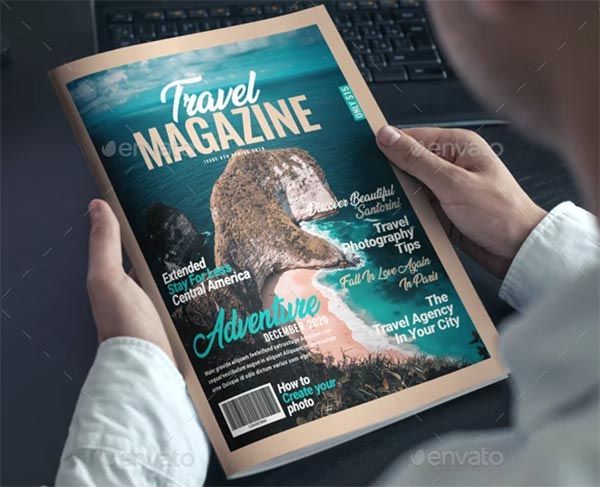 Travel Magazine PSD Template