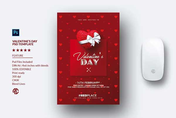 Valentine's Day Invitation Design