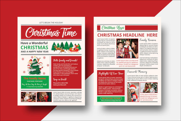 28+ Christmas Newsletter Templates - Free & Premium Psd Downloads