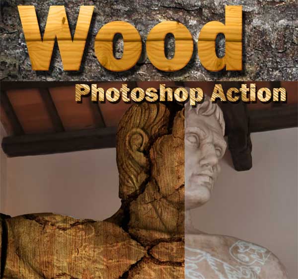 3D Amazing Cracked Wood Action