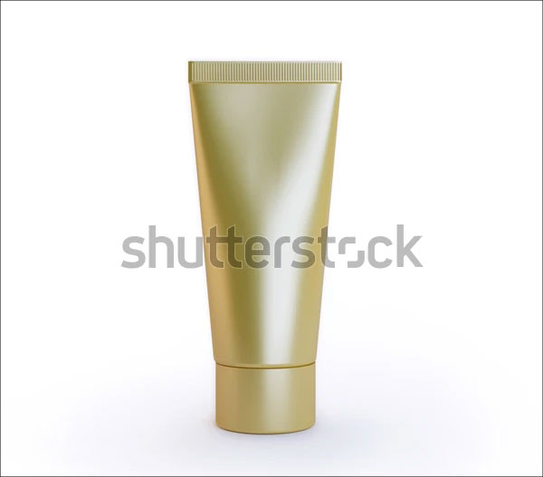 3D Cosmetic Cream Tube Pack