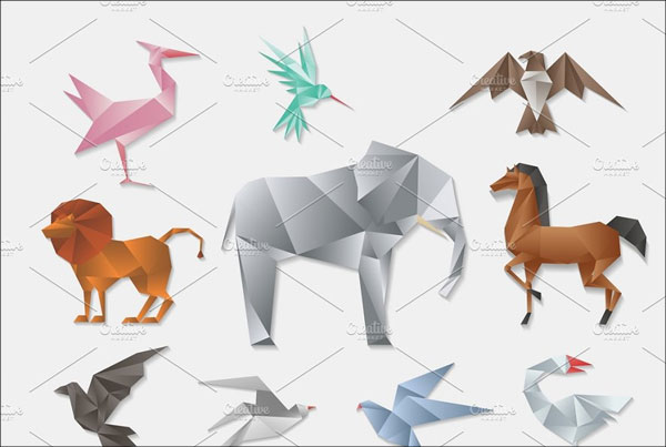 3D Origami Animals