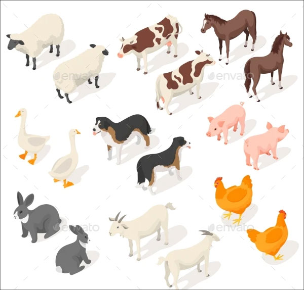 3d Animals Farm