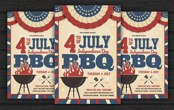 4th of July BBQ Flyer