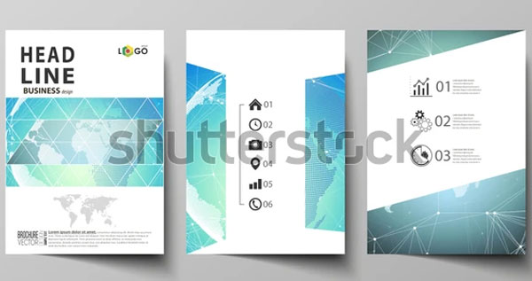 A4 Format Modern Covers Design Templates