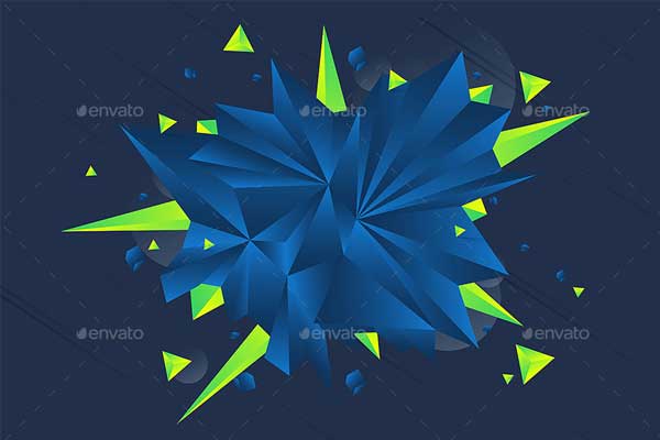 Abstract Geometric Shapes PSD