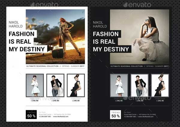 Advertising Fashion Poster Template