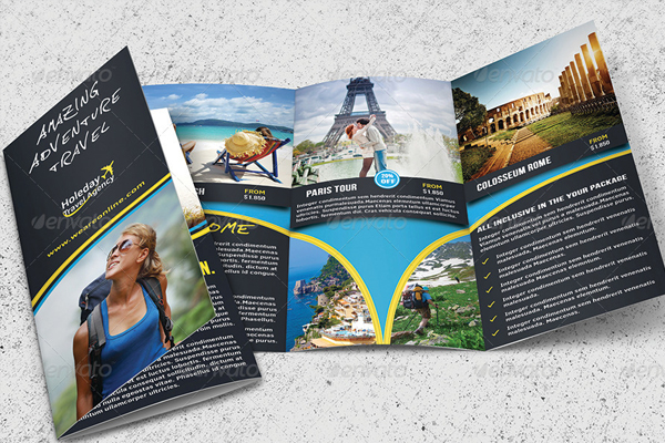 Amazing Travel Agency Brochure Template