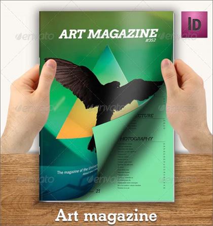 Art Magazine Template