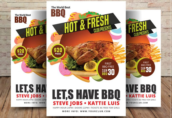 bbq flyer template word