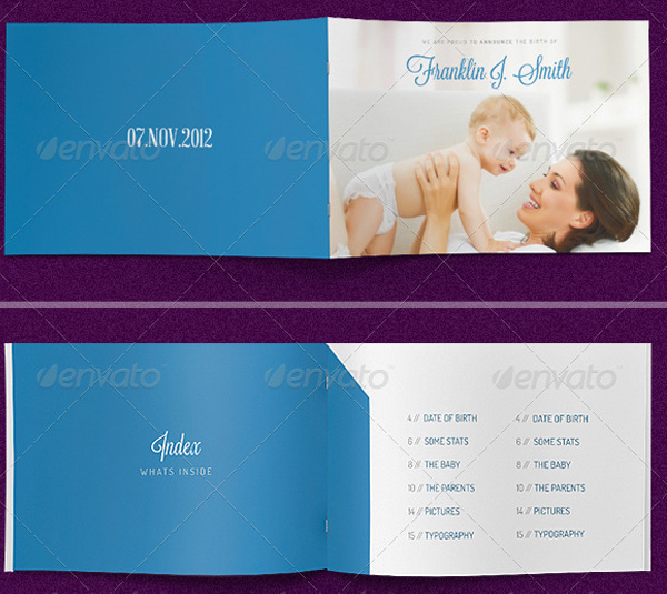 Baby Brochure Design Template