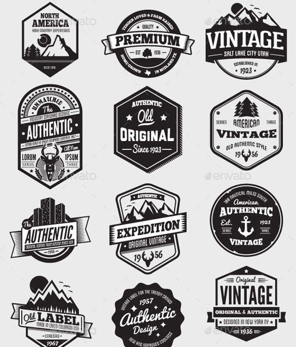 Badges & Logos Template