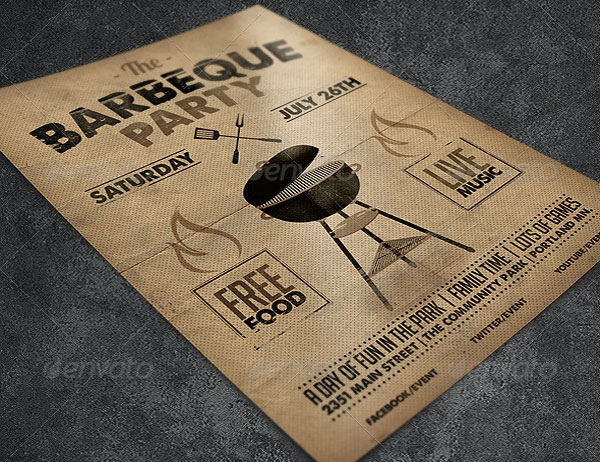 Barbeque Flyer Template