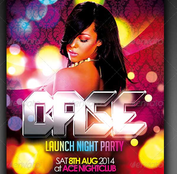 Base Nightclub Party Flyer Template