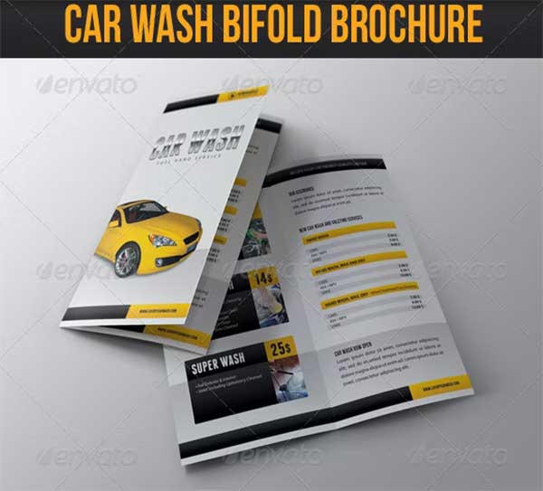 Best Car Wash Bifold Brochure