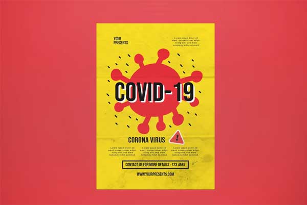 Best Covid-19 Flyer PSD Template