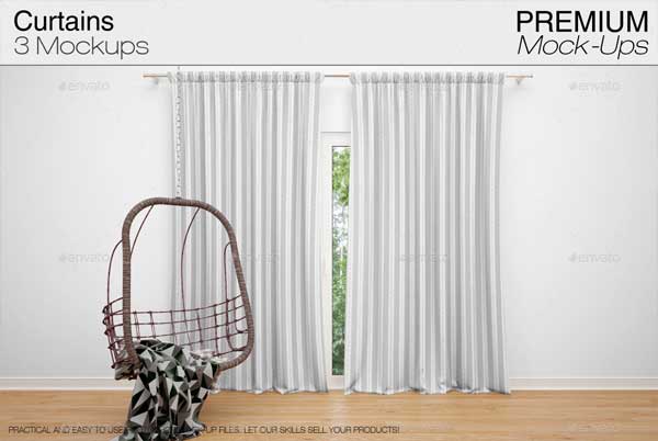 Best Curtains Mockup Pack