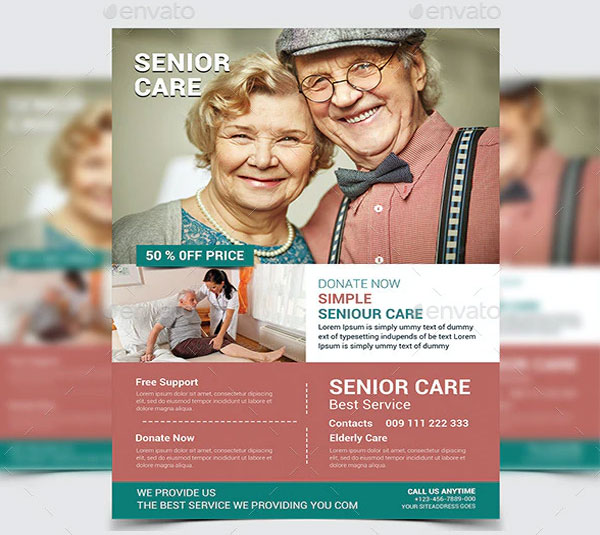 Best Elderly Care Flyer Templates
