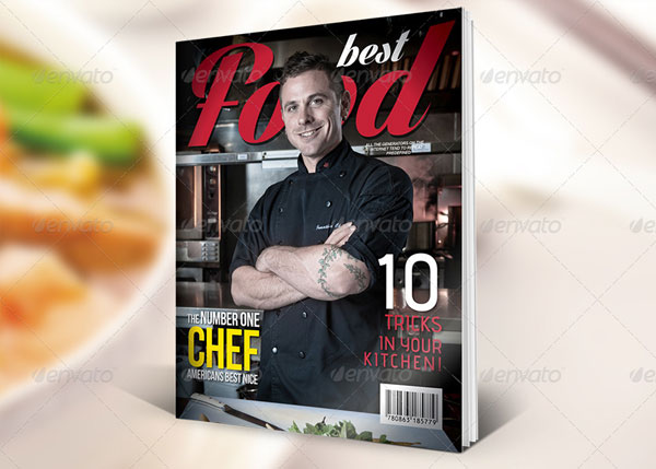 Best Healthy Food Magazine Template