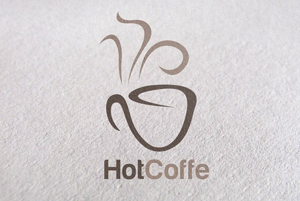 Best Hot Coffee Logo Template