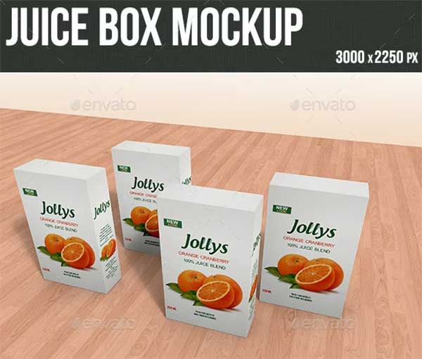 Best Juice Box Mockup