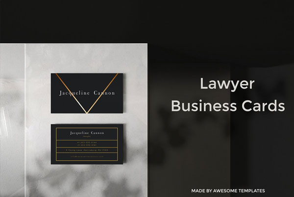 Best Lawyer Business Card Template