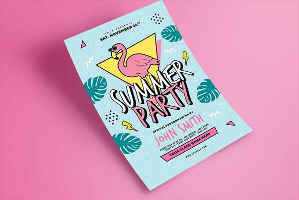Best Summer Party Flyer Template